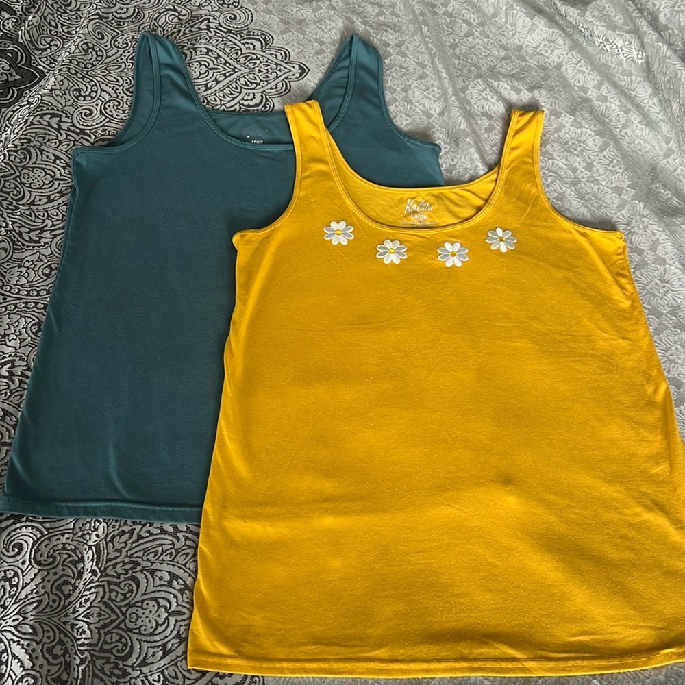 Two tank tops